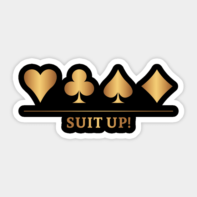 Suit Up! Sticker by Printadorable